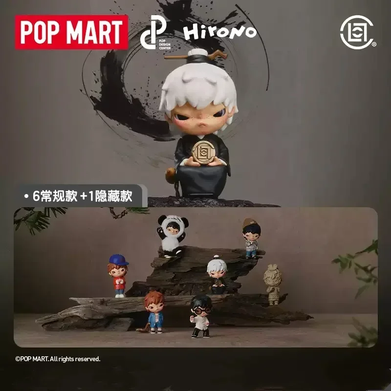Model Kit Anime Girl - POPMART Hirono X CLOT سلسلة صندوق