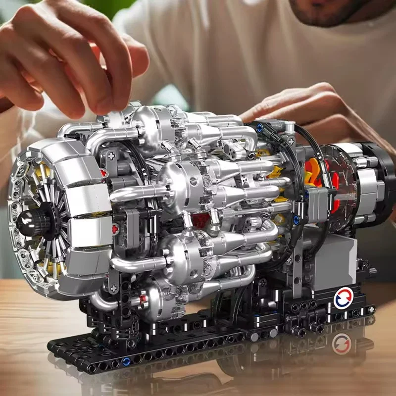 قالب King 10216 Turbojet نموذج - مراجعة Model Kit Engine وسعره